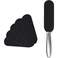 Ayak Topuk Törpüsü Ayak Bakım Ölü Derici Atıcı Törpü + 10 Adet Yedek Başlık Metal Törpü Nasır Temizleme Bakım Rende Kırmed