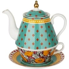 Uslucan Alışveriş Art Eliana Tek Kişilik Demlik & Fincan Set