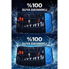 Bagprime Bagprıme Ağır Hizmet Tipi Rulo Bez, Hırdavat, Alet ve Takım Çantası, Çok Amaçlı Kullanım Ev ve Araç Içi Kullanıma Uygundur