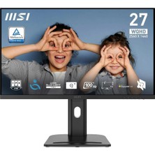 MSI Msı Pro MP273QP E2 27" 1 Ms 2k Pivot IPS 100 Hz Monitör Teşhir