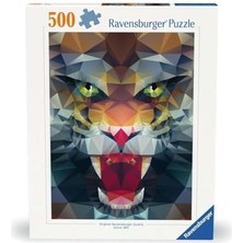 Uslucan Alışveriş 500P Puzzle Köşeli Aslan, Yapboz