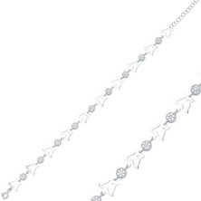 Aya Diamond Gümüş Kelebek Bayan Bileklik