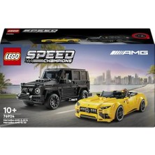 Uslucan Alışveriş Speed Champions -Amg G 63 ve -Amg Sl 63 76924 – 10 Yaş ve Üzeri Araç Tutkunu Kız ve Erkek Çocukları Için 2 Model Içeren Oyuncak Yapım Seti, Doğum Günü Hediyesi Fikri (808 Parça)