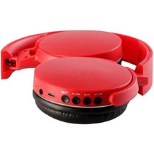 Uslucan Alışveriş Mf Product Acoustic 0235 Kablosuz Kulak Üstü Bluetooth Kulaklık Kırmızı