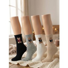Budy Socks Ayıcıklı Tenis 3'lü Çorap