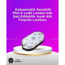 K-Yonlineticaret Kablosuz Manyetik Montajlı Araba Için 7 Renkli Ambiyans Işığı Seti