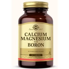 Solgar Calcıum Magnesıum Plus Boron 100 Tabs