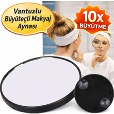 Neler Geldi Neler Büyüteçli Ayna Makyaj Aynası Vantuzlu Yuvarlak Büyüteçli Ayna Makyaj ve Siyah Nokta Temizleme Için