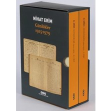 Uslucan Alışveriş Nihat Erim / Günlükler 1925 - 1979 (Kutulu, 2 Cilt)
