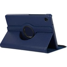 AyrStore Newface Galaxy Tab A11 360 Tablet Deri Kılıf - Lacivert