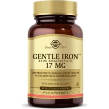 Solgar Gentle Iron 17 Mg 90 Kapsül