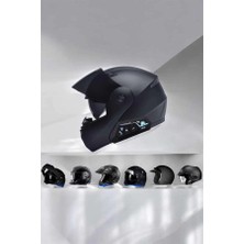 K-Yonlineticaret Kask Kulaklığı Motosiklet Intercom Interkom Dinleme Konuşma Özellikli Su Geçirmez