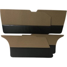 SODSAN Doğan Kapı Döşemesi (Çizgili Kumaş) Kahve