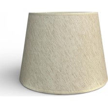 Mars Concept Kumaş Abajur Şapkası 35 cm Alt Çap Modern Dekoratif Lambader ve Abajur Uyumlu