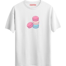 Eastek Pastel Macaron Baskılı T-Shirt, Erkek Tişört, Kadın Tişört, Unisex T-Shirt