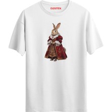 Eastek Vintage Kraliyet Tavşanı T-Shirt, Erkek Tişört, Kadın Tişört, Unisex T-Shirt