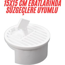 DESIPHON 15X15  Süzgeçler  Için Gider Kapağı, Yer Süzgeci, Izgarası Gider Kapağı, Yer Süzgeci Süzeği
