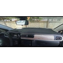 Lee Willson Citroen C3 2020+ Modellerine Uygun Torpido Koruma Halısı Siyah Kenar Renk Siyah