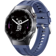 Forzacase Huawei Watch Gt 6 Pro 46MM ile Uyumlu Özel Tasarım Tokalı Silikon Kordon Kayış - FC1175