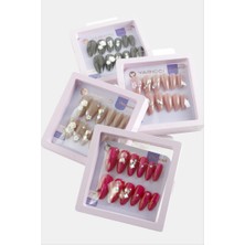 Zero Land Lvsqvr Yaricci Kedi Gözlü Takma Tırnak - Ebruli