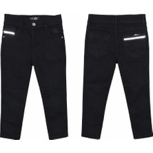 Süzgün Klasik Model Erkek Çocuk Kot Pantolon Siyah 8401