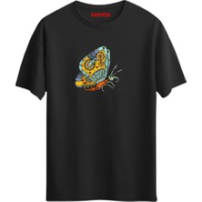 Eastek Mekanik Kelebek Baskılı T-Shirt, Erkek Tişört, Kadın Tişört, Unisex T-Shirt
