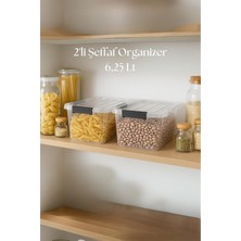 İntora 2’li Şeffaf Saklama Kutusu & Düzenleme Kutusu 6,25 Lt