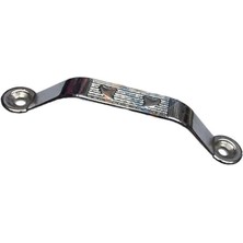 K-Yonlineticaret Eco Lounge Dekoratif Zamak Kulp Dıştan - 64MM, Nikel, 1 Adet