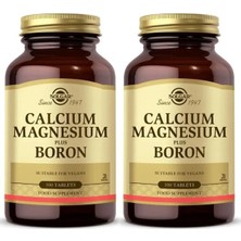 Solgar Calcium Magnesium Plus Boron 100 Tablet 2 Adet