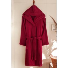 Talu Kapşonlu Kadın ve Erkek Bornoz %100 Pamuk | Dayanıklı | Hızlı Kuruma | Yumuşacık Konfor