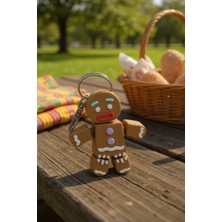 Pazarois Kurabiye Adam Figürlü Hareketli Anahtarlık