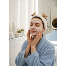 Sumicorn Design Sevimli Peluş Makyaj Spa Saç Bandı Bandana