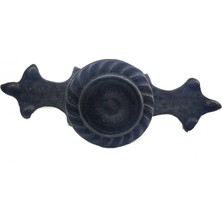 K-Yonlineticaret Eco Lounge Antika Tarz Dekoratif Pirinç Çizgili Düğme - 35X100 Mm, Büyük, Oksit