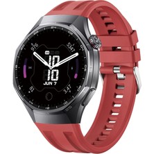 Forzacase Huawei Watch Gt 6 Pro 46MM ile Uyumlu Özel Tasarım Tokalı Silikon Kordon Kayış - FC1175