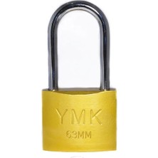 K-Yonlineticaret Eco Lounge Ymk Eko Sarı Boyalı Uzun Kancalı Asma Kilit 38MM