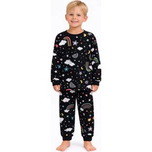 Mini Stella Kids Gece Temalı Erkek Çocuk Pijama Takımı