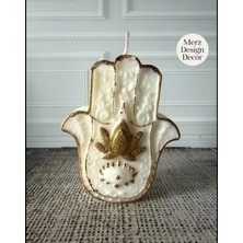Merz Design Decor %100 Doğal Soya Wax Ramazan Temalı Fatma Ana Eli Mum