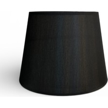 Mars Concept Kumaş Abajur Şapkası 35 cm Alt Çap Modern Dekoratif Lambader ve Abajur Uyumlu