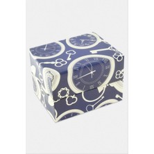 Zero Land Lvsqvr Saat Desenli Saat Kutusu - Lacivert