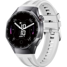 Forzacase Huawei Watch Gt 6 Pro 46MM ile Uyumlu Özel Tasarım Tokalı Silikon Kordon Kayış - FC1175