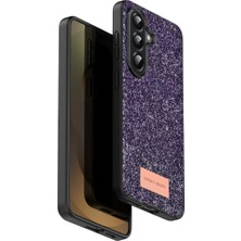 Epilons Onegif Galaxy A17 5g Bright Simli Kapak - Derin Mor