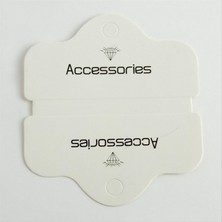 Zero Land Lvsqvr Oval Kolye Kartı - Beyaz