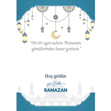 Liora Hediyelik Ramazan Ayı Hediye Kart ve Anahtarlık 5 ADET