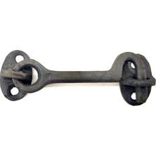 K-Yonlineticaret Eco Lounge Antika Tarz Dekoratif Pirinç Maymuncuk Çengeli - 8,5cm, Oksit