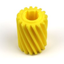 Fırıncı Depom Kumkaya Helisel Dişli - Sarı Teknik Plastik Isıya Dayanıklı Yedek Parça