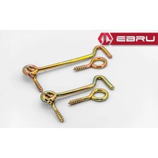 K-Yonlineticaret Eco Lounge Ebru Maymuncuk, Kapı Pencere Halkalı Çengel, Kanca Kilit 100 - 100 Adet