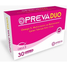 Opreva Duo Omega 3 Multivitamin Multimineral 30 Yumuşak Kapsül 30'lu