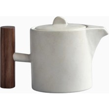 101 Copenhagen Native Tea Pot Birch El Yapımı Taş Seramik Çaydanlık
