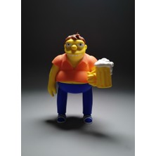 🍻 Barney Simpson Figürü 🍩 – 13 cm Renkli Koleksiyonluk | Dayanıklı Pla Malzeme