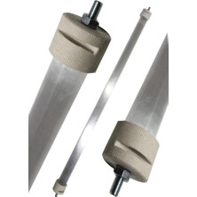 abnturk Kumtel Infrared Isıtıcıya Uygun 2500W Rezistans Teli ve Montajlı 55 cm Cam Seti